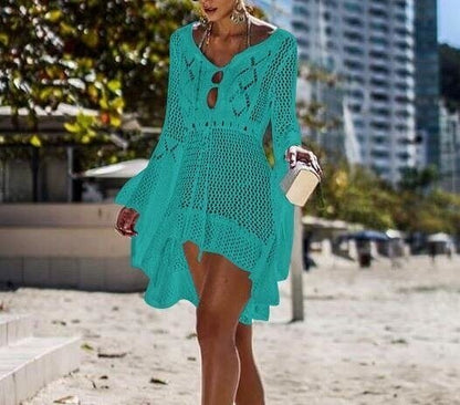 Women's Bathing Suit Cover Up for Beach Pool Swimwear Crochet Dress