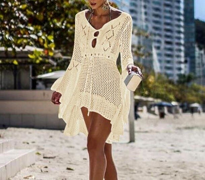 Women's Bathing Suit Cover Up for Beach Pool Swimwear Crochet Dress